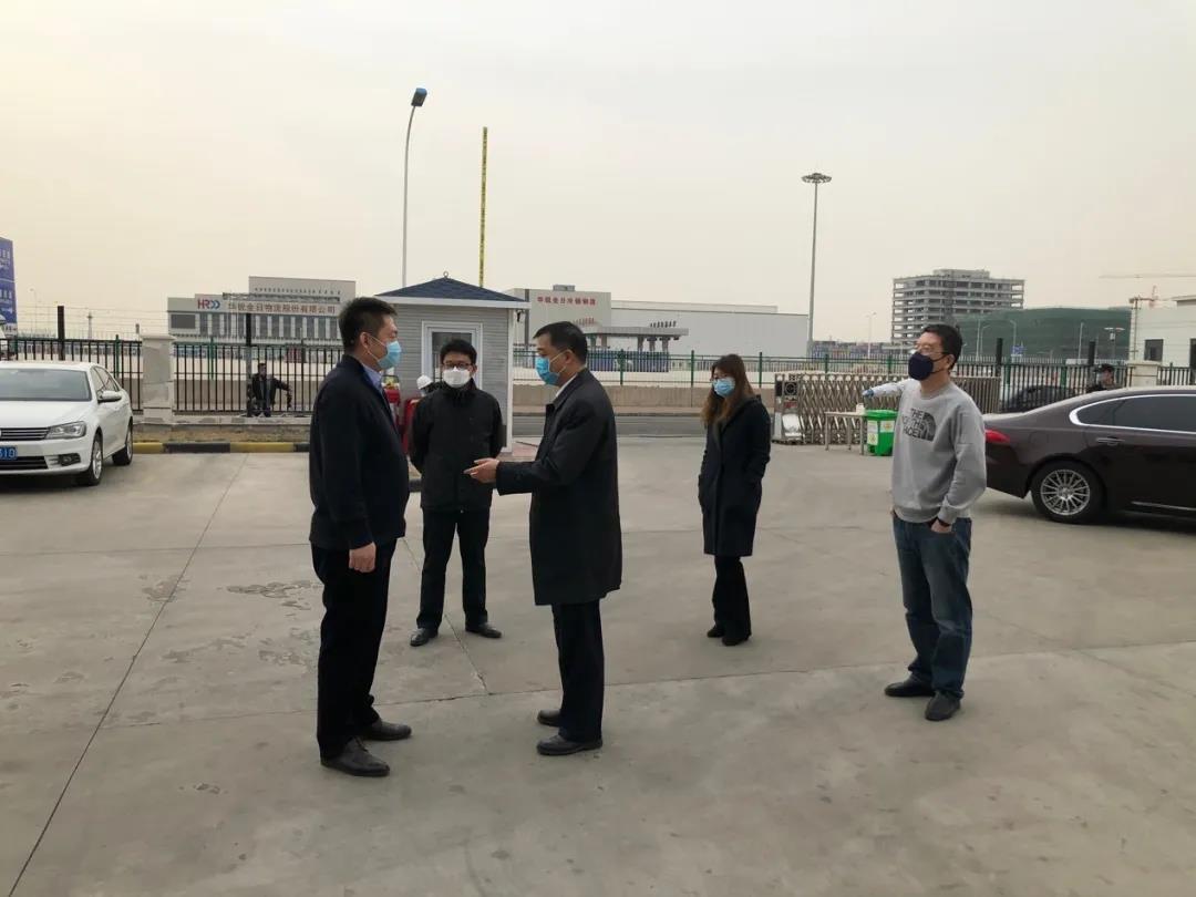 东疆党委常委,管委会副主任白新宇检查指导首农食品安全和防疫工作